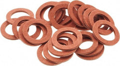 Value Collection - Vulcanized Fibre Standard Flat Washer - 1/2" ID x 3/4" OD, 0.062" Thick, Plain Finish - All Tool & Supply