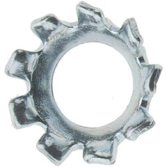 Value Collection - #6 Screw, Steel Countersunk External Tooth Lock Washer - Zinc-Plated, Grade 2 - All Tool & Supply