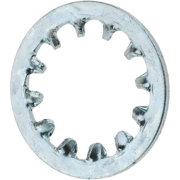 Value Collection - 1/2" Screw, Steel Internal Tooth Lock Washer - Zinc-Plated, Grade 2 - All Tool & Supply