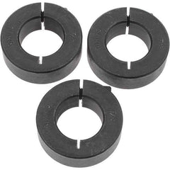 Value Collection - 7/8" Bore, Steel, One Piece Clamp Collar - 1-5/8" Outside Diam, 1/2" Wide - All Tool & Supply