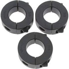 Value Collection - 7/8" Bore, Steel, Two Piece Shaft Collar - 1-5/8" Outside Diam, 1/2" Wide - All Tool & Supply