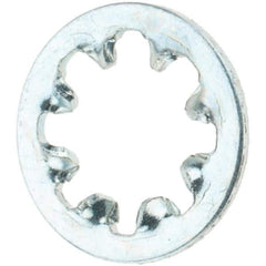 Value Collection - #8 Screw, Steel Internal Tooth Lock Washer - Zinc-Plated, Grade 2 - All Tool & Supply