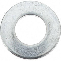 Value Collection - 5/16" Screw, Steel SAE Flat Washer - 11/32" ID x 11/16" OD, 1/16" Thick, Zinc-Plated Finish - All Tool & Supply