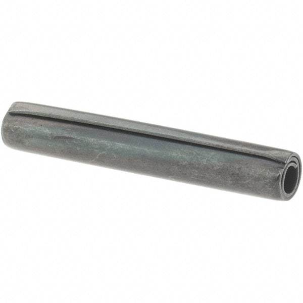 Value Collection - 5/32" Diam x 1" Long Coiled Spring Pin - Grade 1070-1090 Alloy Steel, Black Oxide Finish - All Tool & Supply