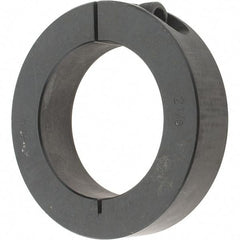 Value Collection - 2-1/8" Bore, Steel, One Piece One Piece Split Shaft Collar - 3-1/4" Outside Diam, 3/4" Wide - All Tool & Supply