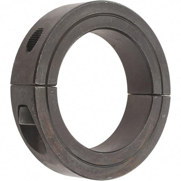 Value Collection - 2-5/16" Bore, Steel, Two Piece Two Piece Split Shaft Collar - 3-1/2" Outside Diam, 3/4" Wide - All Tool & Supply