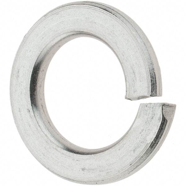 Value Collection - M10, 10.2mm ID, 18.1mm OD, 2.2mm Thick Split Lock Washer - 316 Austenitic Grade A4 Stainless Steel, Uncoated, 10.2mm Min ID, 10.7mm Max ID, 18.1mm Max OD - All Tool & Supply