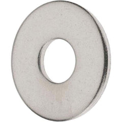 Value Collection - M10 Screw, Grade 18-8 Stainless Steel Fender Flat Washer - 10.5mm ID x 30mm OD, Plain Finish - All Tool & Supply