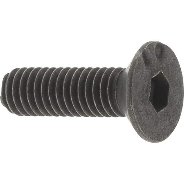 Value Collection - M3x0.50 Metric Coarse Hex Socket Drive, 90° Flat Screw - Grade 12.9 Alloy Steel, Black Oxide Finish, Fully Threaded, 10mm OAL - All Tool & Supply