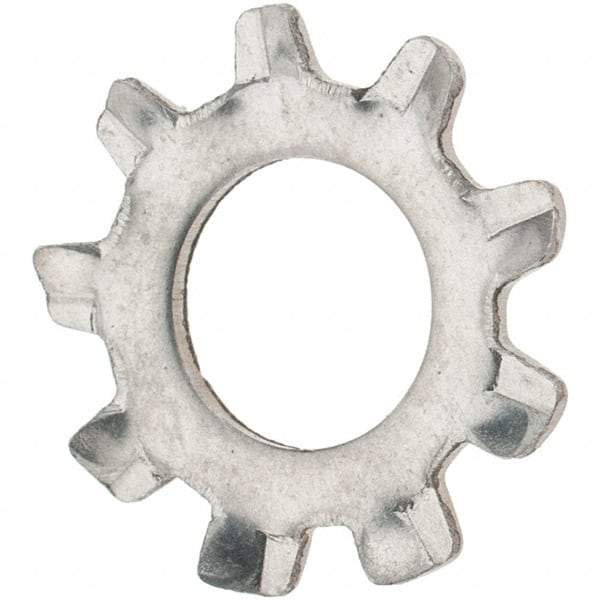 Value Collection - #12 Screw, 0.231" ID, Stainless Steel External Tooth Lock Washer - 0.475" OD, Grade 410 - All Tool & Supply