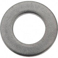 Value Collection - M12 Screw, Steel Standard Flat Washer - 13mm ID x 24mm OD, 2.5mm Thick, Zinc-Plated Finish - All Tool & Supply