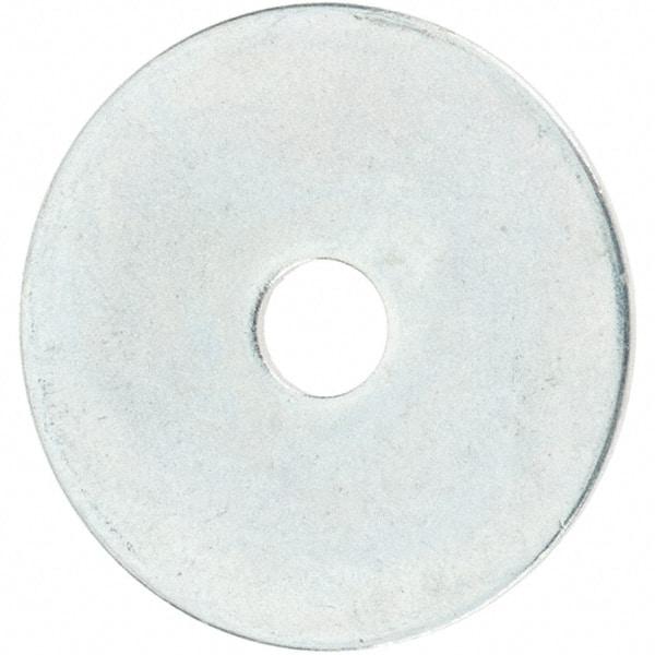 Value Collection - Steel Fender Flat Washer - 5/32" ID x 3/4" OD, 0.0312" Thick, Zinc-Plated Finish - All Tool & Supply