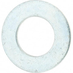 Value Collection - 1-1/2" Screw, Grade 8 Steel SAE Flat Washer - 1-5/8" ID x 3" OD, 3/16" Thick, Zinc-Plated Finish - All Tool & Supply