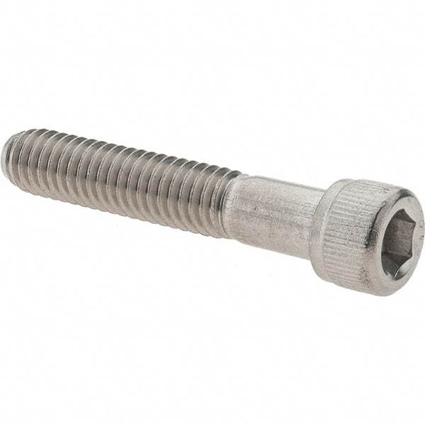 Made in USA - 5/16-18 UNC Hex Socket Drive, Socket Cap Screw - Grade 316 Stainless Steel, Uncoated, 1-3/4" Length Under Head - All Tool & Supply