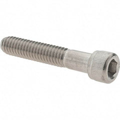 Made in USA - 5/16-18 UNC Hex Socket Drive, Socket Cap Screw - Grade 316 Stainless Steel, Uncoated, 1-3/4" Length Under Head - All Tool & Supply