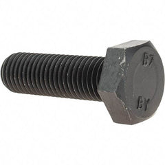 Value Collection - 3/4-10 Thread, 2-1/2" Length Under Head, Hex Head Bolt - Grade B7 Alloy Steel, Uncoated - All Tool & Supply