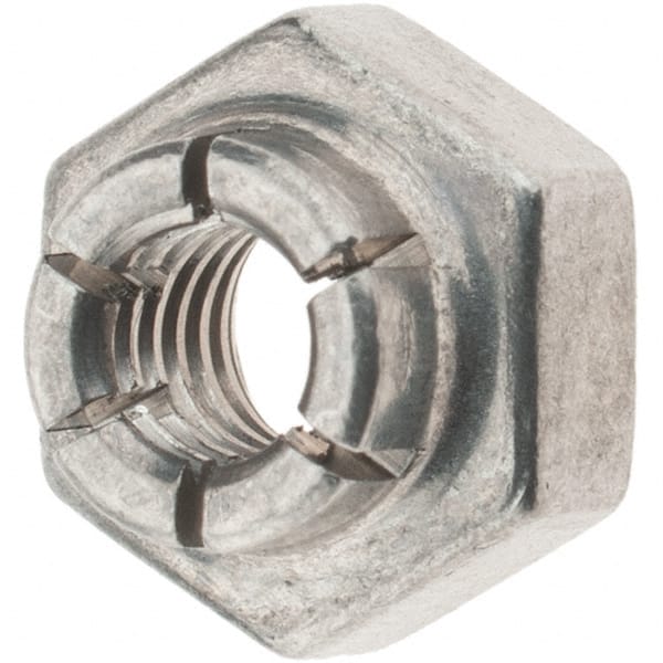 Value Collection - #8-32 UNJC 18-8 Hex Lock Nut with Expanding Flex Top - All Tool & Supply