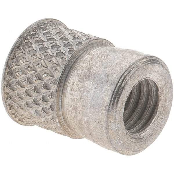 Value Collection - M6x1.00 Metric Coarse Steel Flush Press Fit Threaded Insert - 13.08" OAL, 9.88" Insert Diam, 9.92" Hole Diam, 25/64" Drill - All Tool & Supply