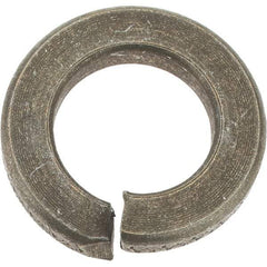 Value Collection - 9/16", 0.141" Thick Split Lock Washer - AISI 4037 Alloy Steel, Zinc Yellow Dichromate Finish, 0.564" Min ID, 0.574" Max ID, 0.965" Max OD - All Tool & Supply