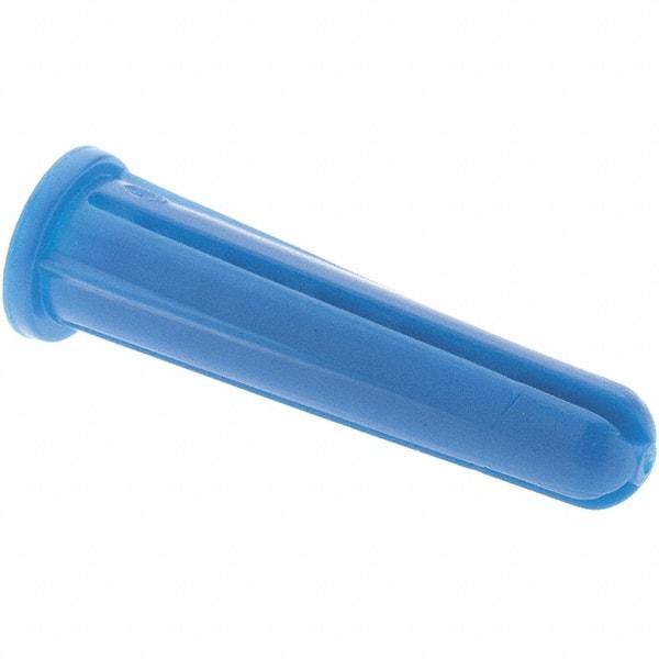 Value Collection - #14 to #16 Screw, 5/16" Diam, 1-1/2" Long, Plug Drywall & Hollow Wall Anchor - Plastic, Use with Concrete/Masonry & Wallboard - All Tool & Supply