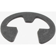 Rotor Clip - 1/4" Shaft Diam, 0.21" Groove Diam, Steel External E Style Retaining Ring - All Tool & Supply