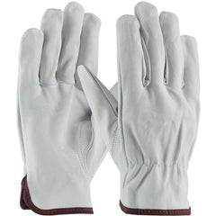 ‎71-3601/XXXL Leather Drivers Gloves - Top Grain Goatskin Leather Drivers - Economy Grade - Keystone Thumb - Exact Industrial Supply