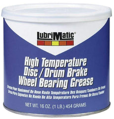 LubriMatic - 1 Lb Can Polyurea High Temperature Grease - Blue, High Temperature, 520°F Max Temp, NLGIG 2, - All Tool & Supply