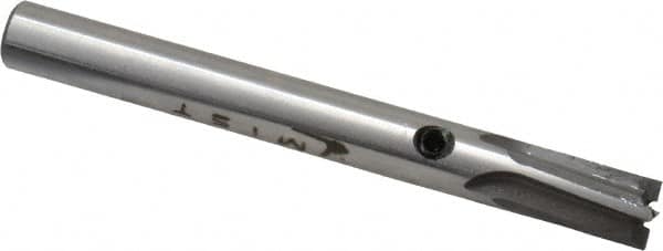 Made in USA - 1/4" Diam, 1/4" Shank, Diam, 4 Flutes, Straight Shank, Interchangeable Pilot Counterbore - All Tool & Supply