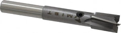 Made in USA - 11/32" Diam, 1/4" Shank, Diam, 4 Flutes, Straight Shank, Interchangeable Pilot Counterbore - All Tool & Supply