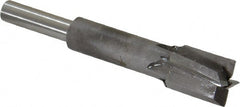 Made in USA - 1/2" Diam, 1/4" Shank, Diam, 4 Flutes, Straight Shank, Interchangeable Pilot Counterbore - All Tool & Supply