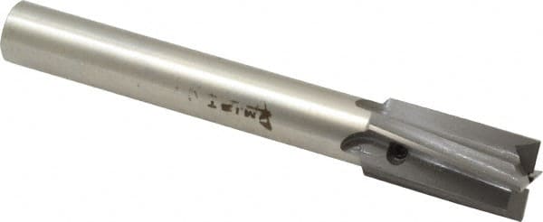 Made in USA - 5/8" Diam, 1/2" Shank, Diam, 4 Flutes, Straight Shank, Interchangeable Pilot Counterbore - All Tool & Supply