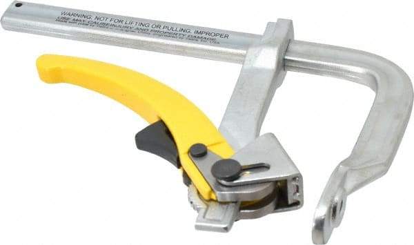 Strong Hand Tools - 4-3/4" Deep Throat, 7" Max Capacity, Standard Sliding Arm Clamp - 1,000 Lb Clamping Pressure - All Tool & Supply