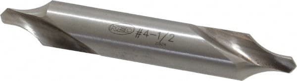 Keo - #4-1/2 Radius Cut 60° Incl Angle High Speed Steel Combo Drill & Countersink - All Tool & Supply