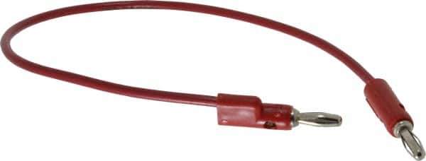 Pomona - Red Electrical Test Equipment Banana Plug - Use with 1581, 2854 Banana Plugs, Standard Banana Plugs - All Tool & Supply