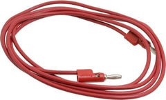 Pomona - Red Electrical Test Equipment Banana Plug - Use with 1581, 2854 Banana Plugs, Standard Banana Plugs - All Tool & Supply