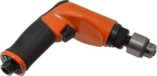 Dotco - 1/4" Keyed Chuck - Pistol Grip Handle, 5,200 RPM, 0.6 hp, 90 psi - All Tool & Supply