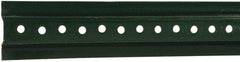 NMC - 8' High, Traffic Sign Post - Steel, 3/8" Hole Diam, Green - All Tool & Supply