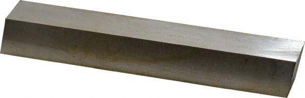 Cleveland - M42 Cobalt Square Tool Bit Blank - 5/8" Wide x 5/8" High x 4-1/2" OAL, 2 Beveled Ends, 10° Bevel Angle, Ground - Exact Industrial Supply