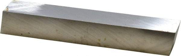 Cleveland - M42 Cobalt Square Tool Bit Blank - 3/4" Wide x 3/4" High x 5" OAL, 2 Beveled Ends, 10° Bevel Angle, Ground - Exact Industrial Supply