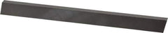 Cleveland - M2 High Speed Steel Rectangular Tool Bit Blank - 1/4" Wide x 1/2" High x 6" OAL, 2 Beveled Ends, 10° Bevel Angle, Ground - Exact Industrial Supply