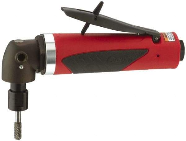 Sioux Tools - 1/4" Collet, Angle Handle, Angle Air Die Grinder - 12,000 RPM, Rear Exhaust, 30 CFM, 1 hp, 6.21 bar, 1/4 NPT - All Tool & Supply