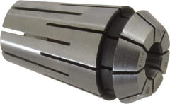 Parlec - 1/4" ER16 Coolant Collet - 1.082" OAL, 0.669" Overall Diam - Exact Industrial Supply