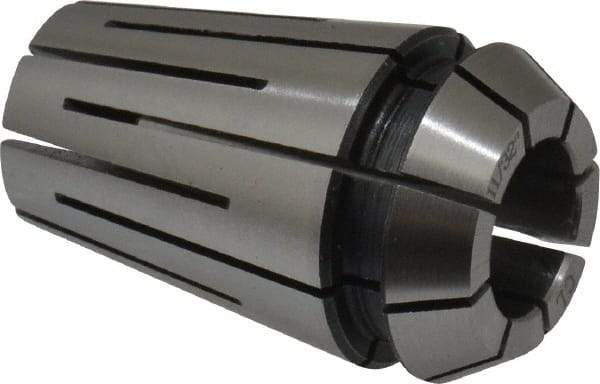 Parlec - 11/32" ER16 Coolant Collet - 1.082" OAL, 0.669" Overall Diam - Exact Industrial Supply