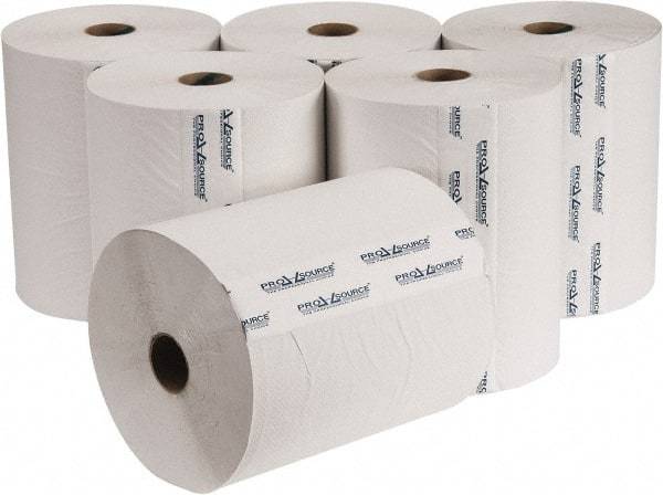 PRO-SOURCE - Hard Roll of 1 Ply White Paper Towels - 10" Wide, 800' Roll Length - All Tool & Supply