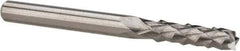 Accupro - 1/8" Diam, 1/2" LOC, Burr End, Solid Carbide Diamond Pattern Router Bit - Right Hand Cut, 1-1/2" OAL, 1/8" Shank Diam, Use on Fiberglass - All Tool & Supply