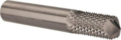 Accupro - 1/2" Diam, 1" LOC, Drill Point End, Solid Carbide Diamond Pattern Router Bit - Right Hand Cut, 3" OAL, 1/2" Shank Diam, Use on Fiberglass, Phenolic - All Tool & Supply