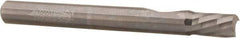 Accupro - 1/4" Cutting Diam x 3/8" Length of Cut, 1 Flute, Downcut Spiral Router Bit - Uncoated, Right Hand Cut, Solid Carbide, 2-1/2" OAL x 1/4" Shank Diam, Single Edge, 21° Helix Angle - All Tool & Supply