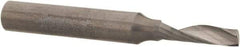 Accupro - 5/32" Cutting Diam x 9/16" Length of Cut, 1 Flute, Upcut Spiral Router Bit - Uncoated, Right Hand Cut, Solid Carbide, 2" OAL x 1/4" Shank Diam, Single Edge, 21° Helix Angle - All Tool & Supply