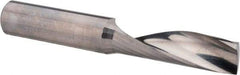 Accupro - 1/2" Cutting Diam x 1-5/8" Length of Cut, 1 Flute, Upcut Spiral Router Bit - Uncoated, Right Hand Cut, Solid Carbide, 3-1/2" OAL x 1/2" Shank Diam, Single Edge, 21° Helix Angle - All Tool & Supply