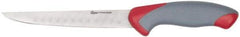 Clauss - 6-1/2" Long Blade, Stainless Steel, Fine Edge, Slicing Knife - 12" OAL, Comfort Grip Handle - All Tool & Supply